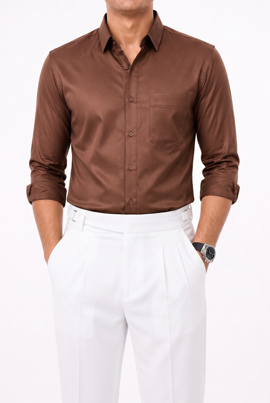 FILO Buckle Pants Style 1 - Vanilla White