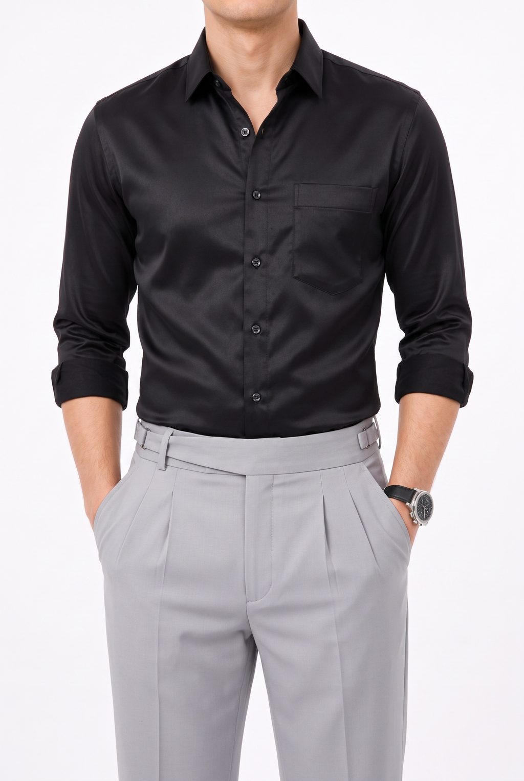 FILO Buckle Pants Style 1 - Sterling Grey