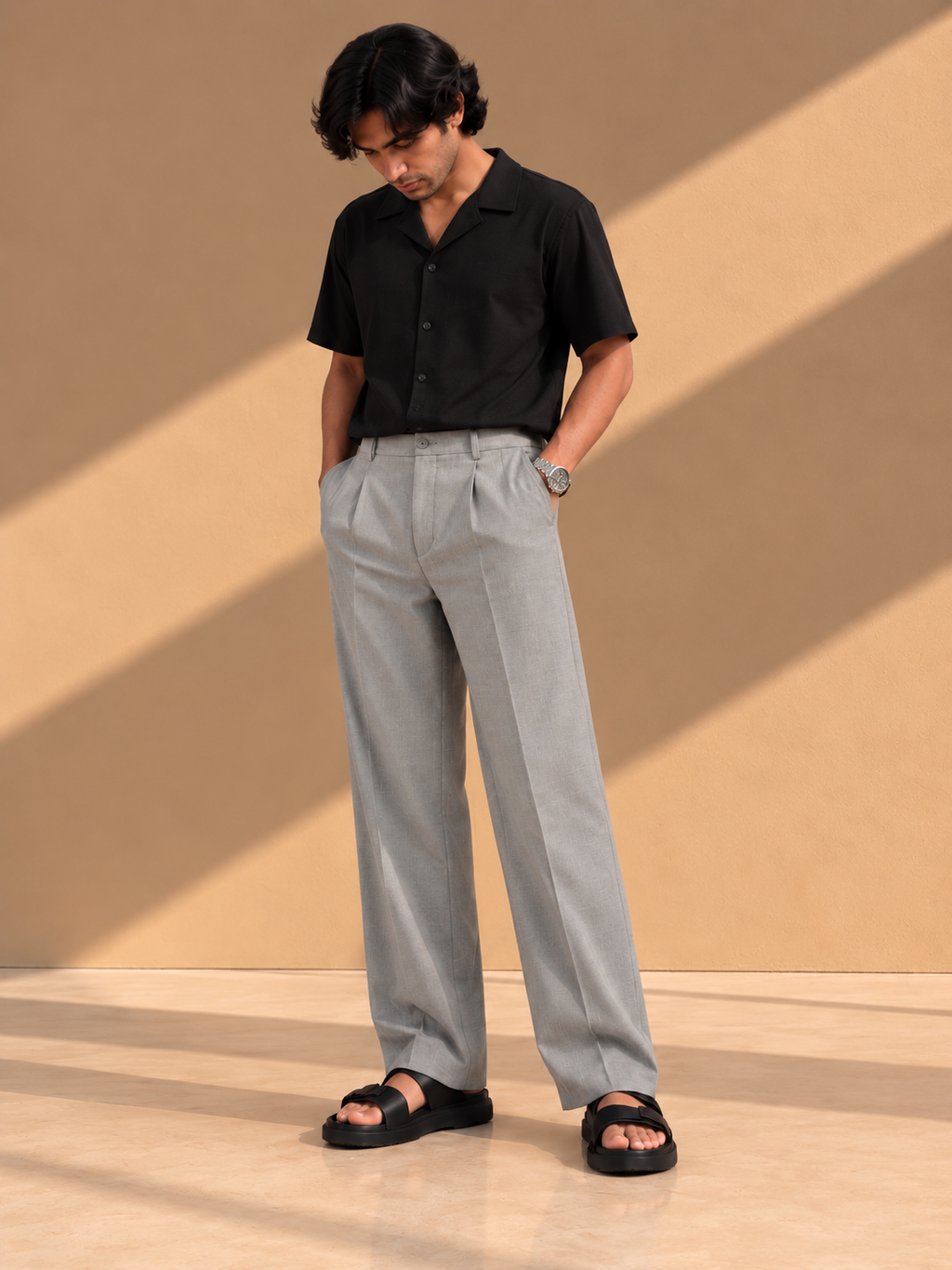 Korean Pant - Sterling Grey