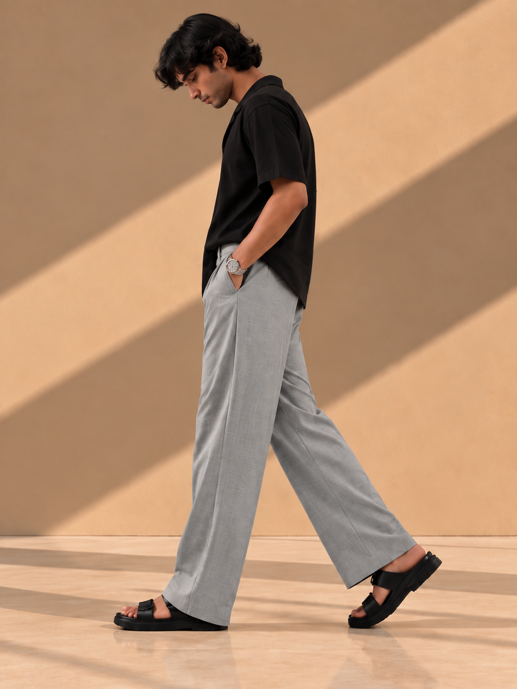 Korean Pant - Sterling Grey