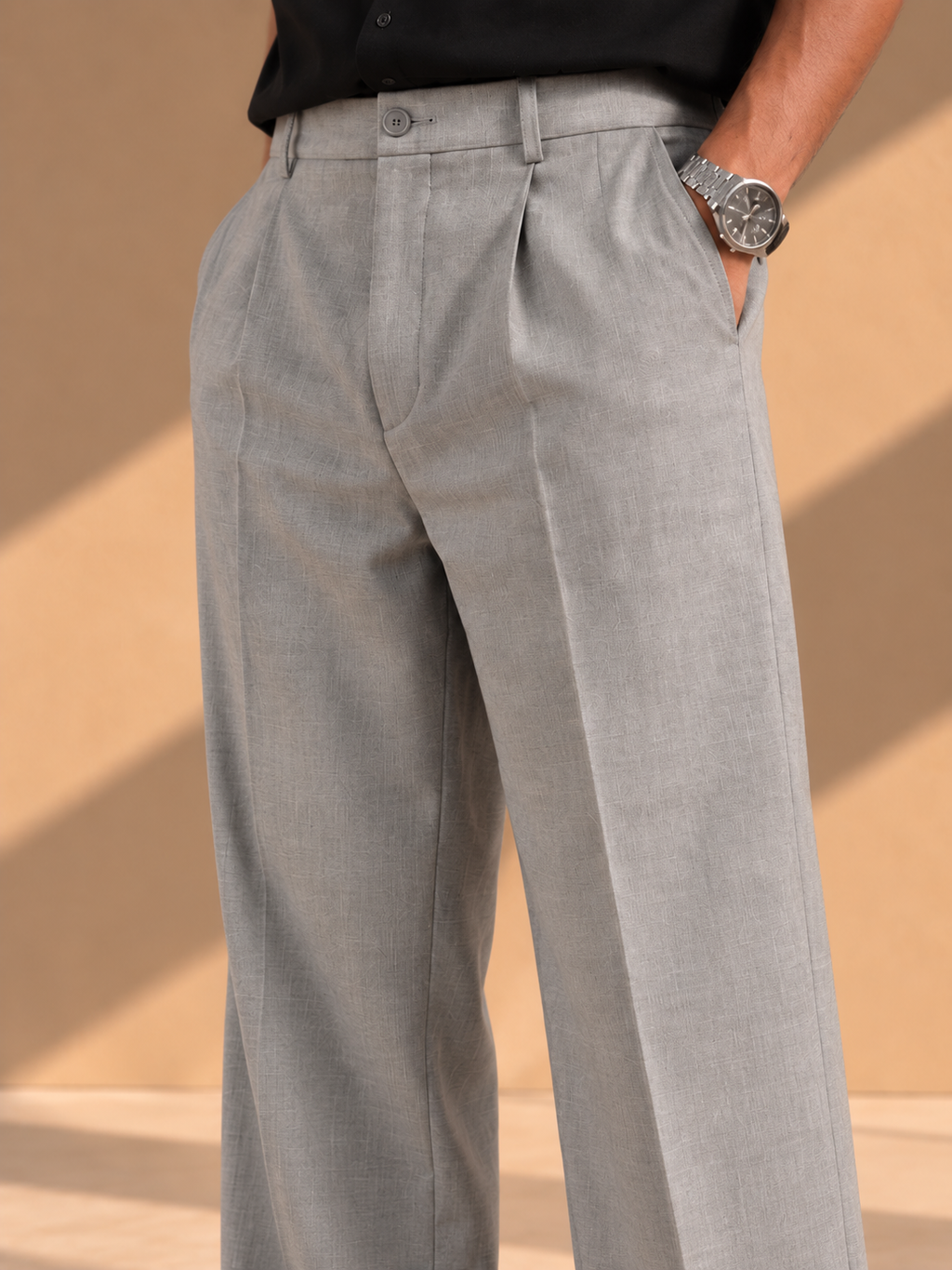 Korean Pant - Sterling Grey