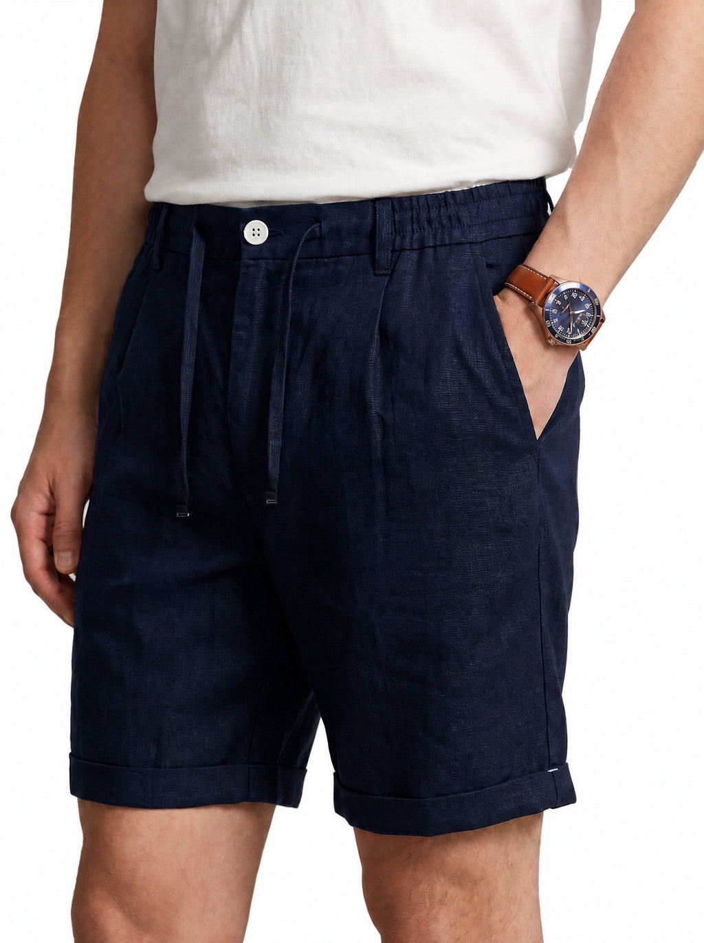 FILO Air (Linen Shorts) - Imperial Navy